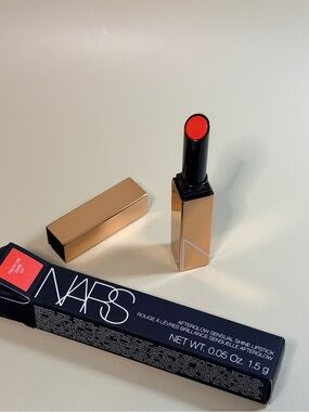 NARS Afterglow Sensual Shine Lipstick — Bright Coral-Red